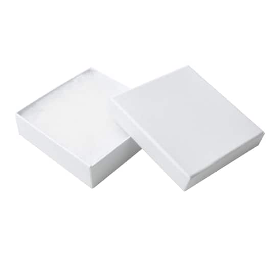 12 Packs: 6 ct. (72 total) White Bracelet Boxes by Bead Landing&#x2122;